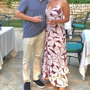 Oneill floral maxi size small purple and pink